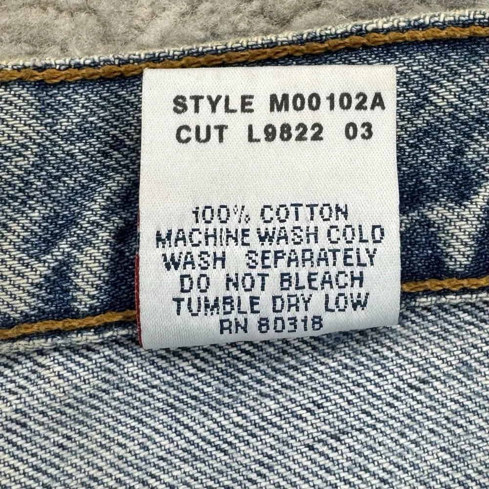 Vintage Lucky Brand Red Label Dungarees Relaxed Fit Denim USA Size 31x32